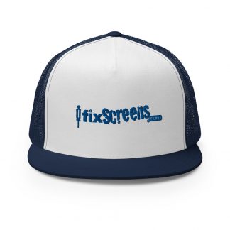 iFixScreens Blue Trucker Cap